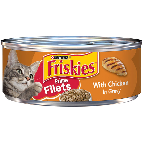 PURINA FRISKIES Prime Filets Chicken in Gravy Wet Cat Food 156g