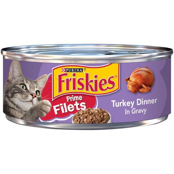 PURINA FRISKIES Prime Filets Turkey in Gravy Wet Cat Food 156g