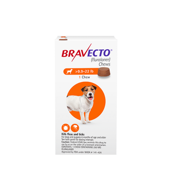 Bravecto Chewable Tablet For Small Dogs (4.5 - 10 Kg) X 1 Tablet
