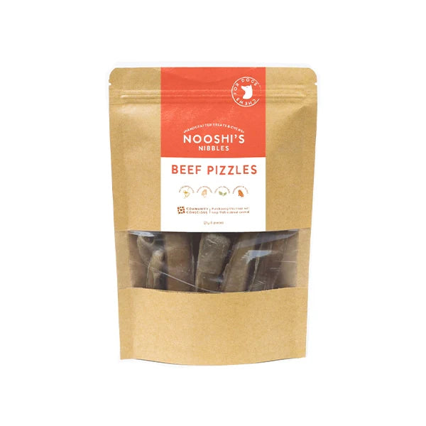 Nooshi's Nibbles Beef Pizzles 6 pieces