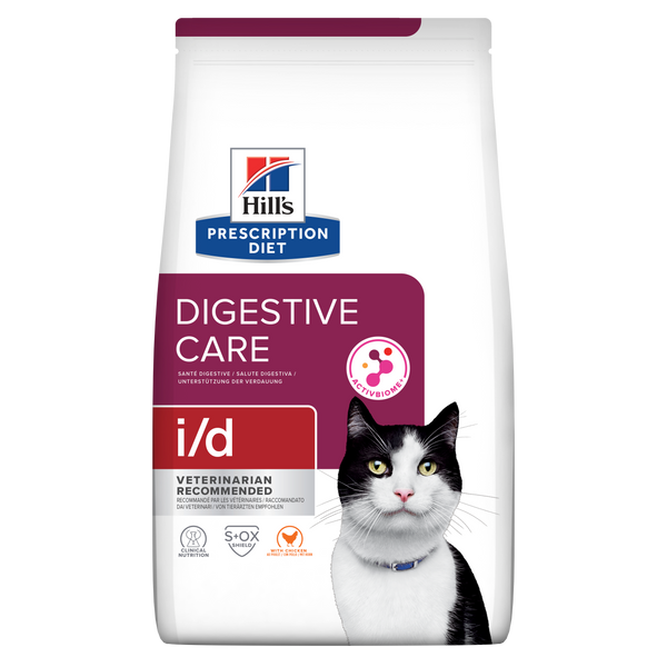 Hill's - Prescription Diet i/d Digestive Care Cat Dry Food Chicken Flavour 3kg