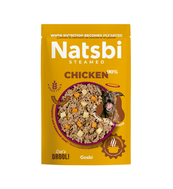 Natsbi Steamed Chicken Dogs 200g