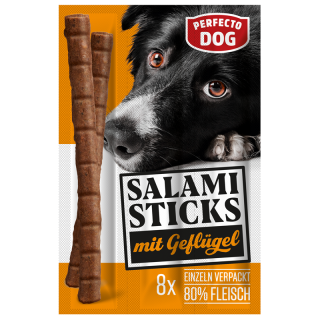 Perfecto Dog 8er Salami Sticks Geflügel 88g 