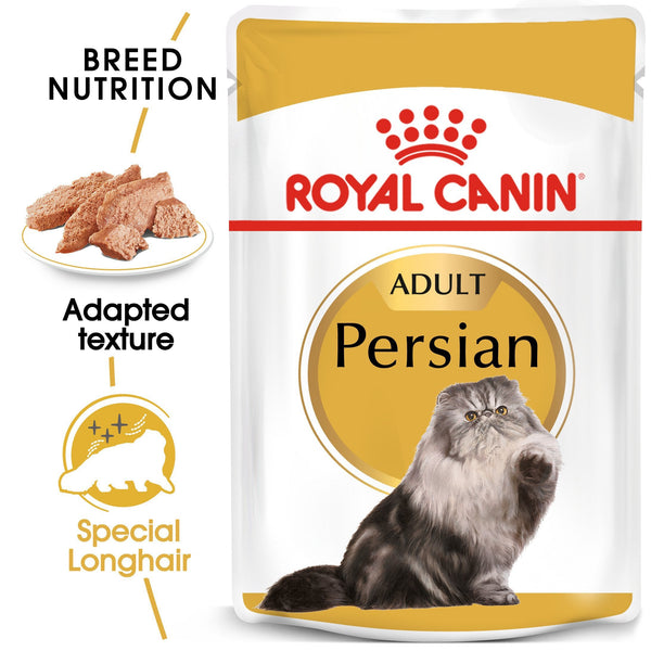 Royal Canin Persian Adult (85 gm\Pouch) - Wet food for adult Persian cat - over 12 months
