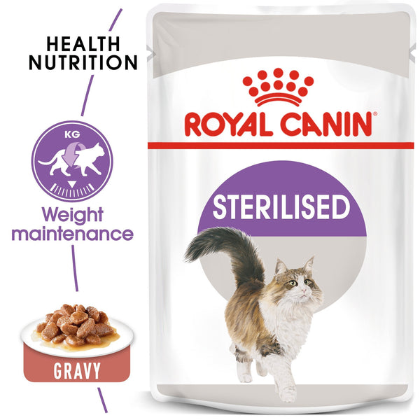 Royal Canin Sterilised in Jelly (85 gm\Pouch) - Wet food for neutered adult cats