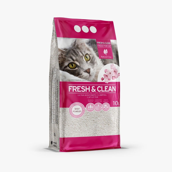 Fresh&Clean Paby Powder cat litter 10L