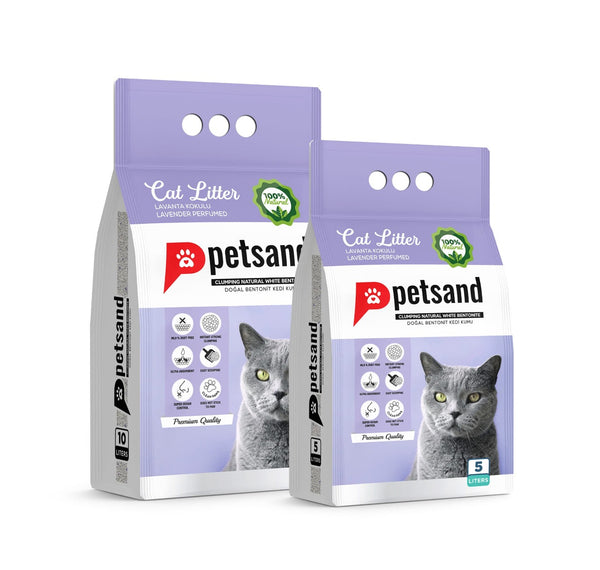 PetSand Lavender Cat Litter 5L
