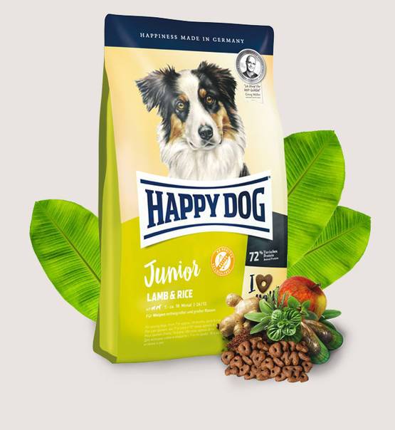 Happy Dog Junior Lamb & Rice - Dry dog food for puppies 10kg